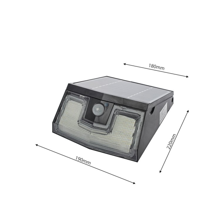 Lampa Solarna Transformer 7W 4000K EKO1991 Eko-Light Oprawa elewacyjna lampa ścienna