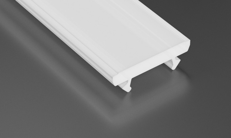 Profil do LED Aluminiowy Srebrny Typ T 1m + Klosz mleczny EKPR5382 Eko-Light