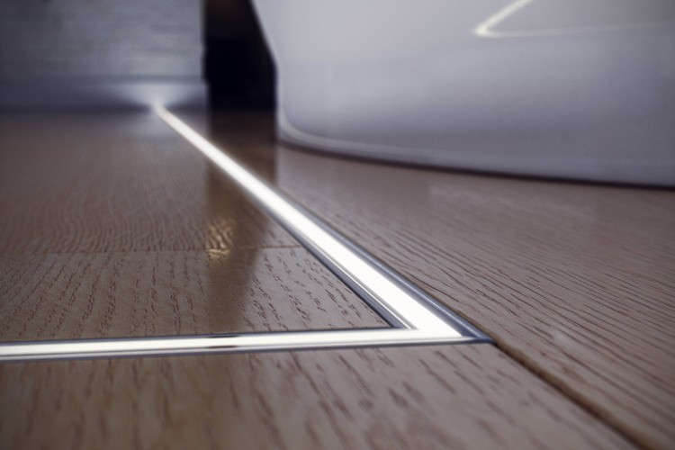 Profil do LED Aluminiowy Srebrny Typ T 1m + Klosz mleczny EKPR5382 Eko-Light