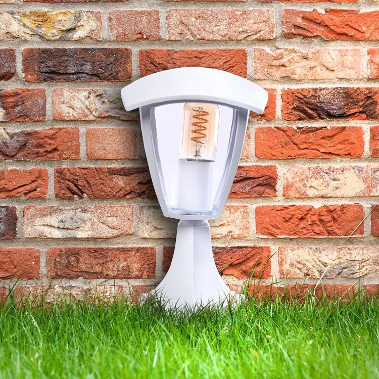 Lampa ogrodowa stojąca FOX WHITE 1xE27 Mała EKO3513 Eko-Light