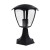 Lampa ogrodowa stojąca FOX BLACK 1xE27 Mała EKO3551 Eko-Light