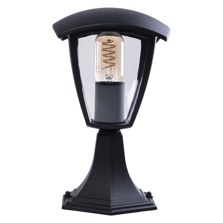 Lampa ogrodowa stojąca FOX BLACK 1xE27 Mała EKO3551 Eko-Light