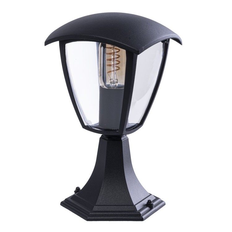 Lampa ogrodowa stojąca FOX BLACK 1xE27 Mała EKO3551 Eko-Light