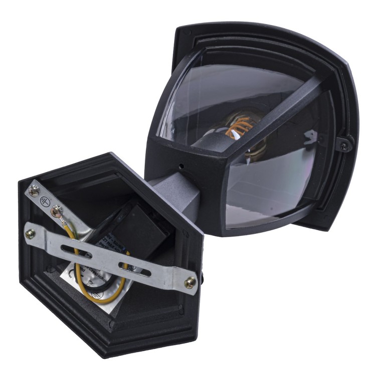 Lampa ogrodowa stojąca FOX BLACK 1xE27 Mała EKO3551 Eko-Light