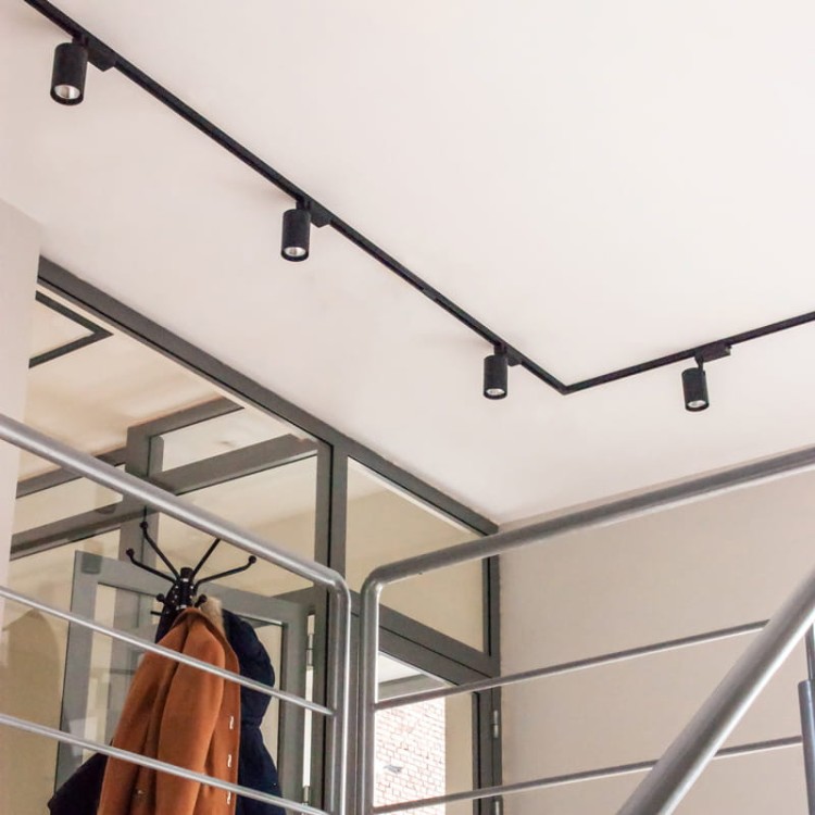 Lampa szynowa Reflektor szynowy COB 5W LED DPM 4000K Loft nowoczesna sufitowa ścienna oświetlenie szynowe 230V neutralna biała neutralny czarna