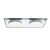 Oczko sufitowe szklane kwadratowe 2xGU10 Kolor: Srebrny EKOS919 Eko-Light
