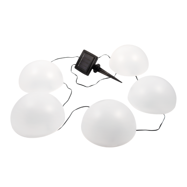 Lampa Solarna Hemi RGB IP44 EKO0450 Eko-Light oprawa łańcuch girlanda