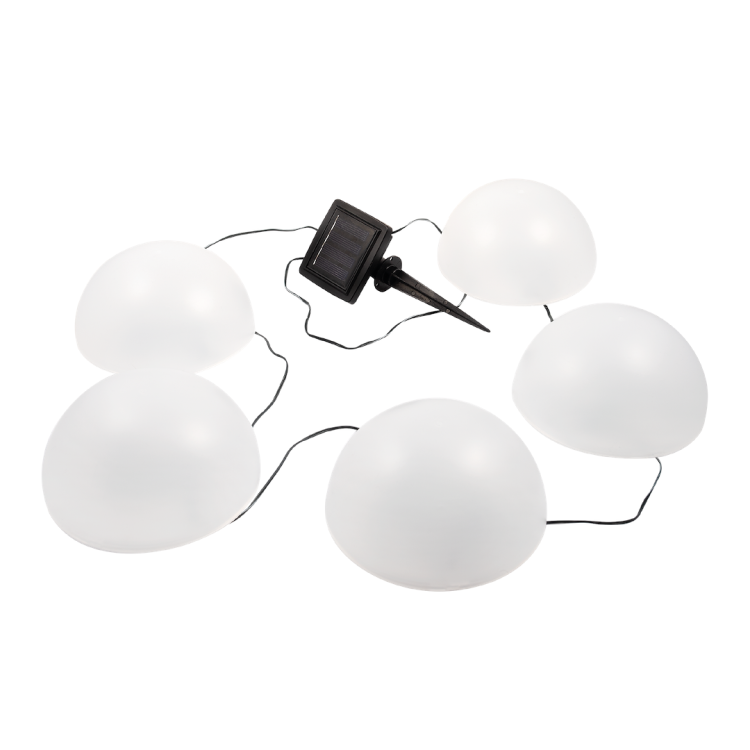 Lampa Solarna Hemi RGB IP44 EKO0450 Eko-Light oprawa łańcuch girlanda