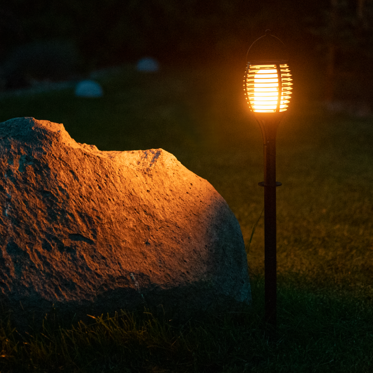 Lampka Solarna Imitująca Płomień EKO0436 Eko-Light gruntowa