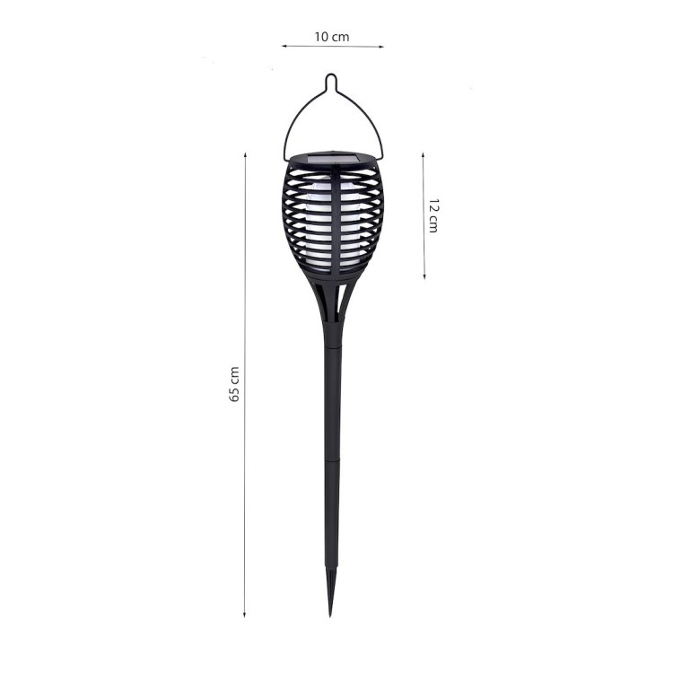 Lampka Solarna Imitująca Płomień EKO0436 Eko-Light gruntowa