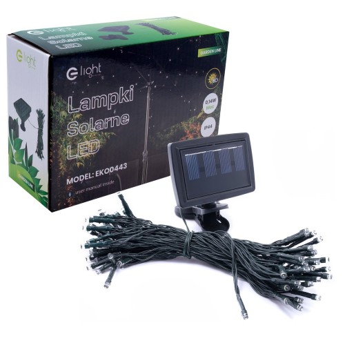 Lampa Solarna Pod Parasol Ogrodowy EKO0443 Eko-Light