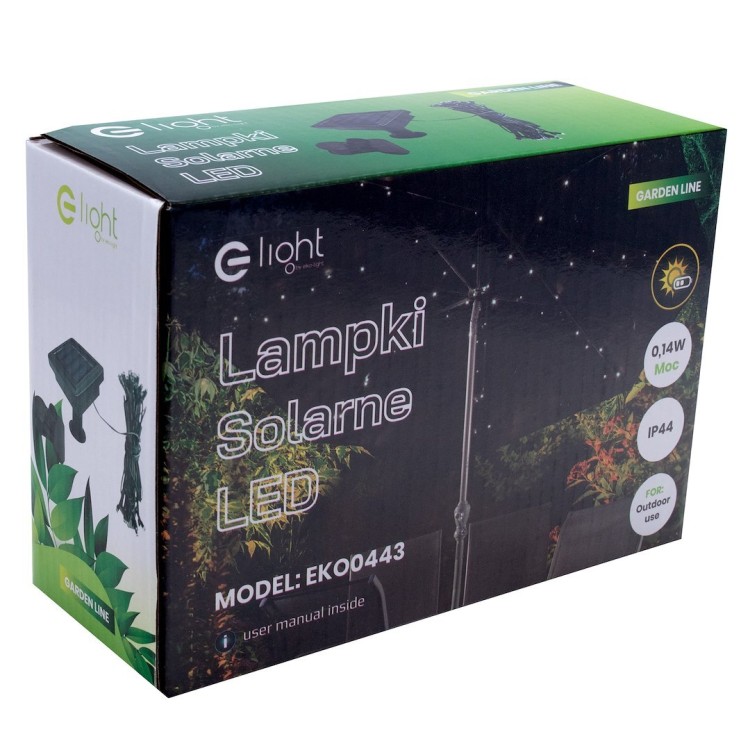 Lampa Solarna Pod Parasol Ogrodowy EKO0443 Eko-Light