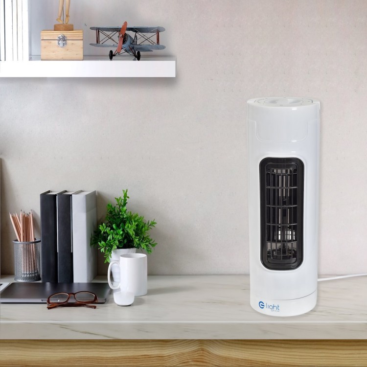 Wentylator stołowy EKO-LIGHT 14" Tower Biały EKW573 Eko-Light
