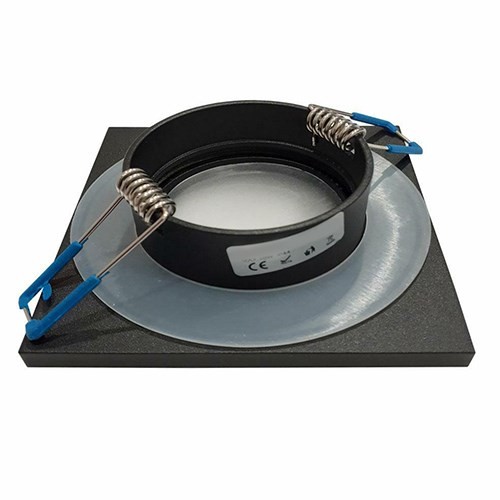 Oczko sufitowe kwadratowe IP44 Black EKZ275 Eko-Light