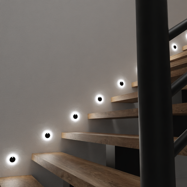 OTI BLACK Barwa Neutralna 4000K 12V z czujnikiem ruchu EKS6901 Eko-Light