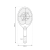Rakieta owadobójcza na baterie 2xAA EK7039 Eko-Light