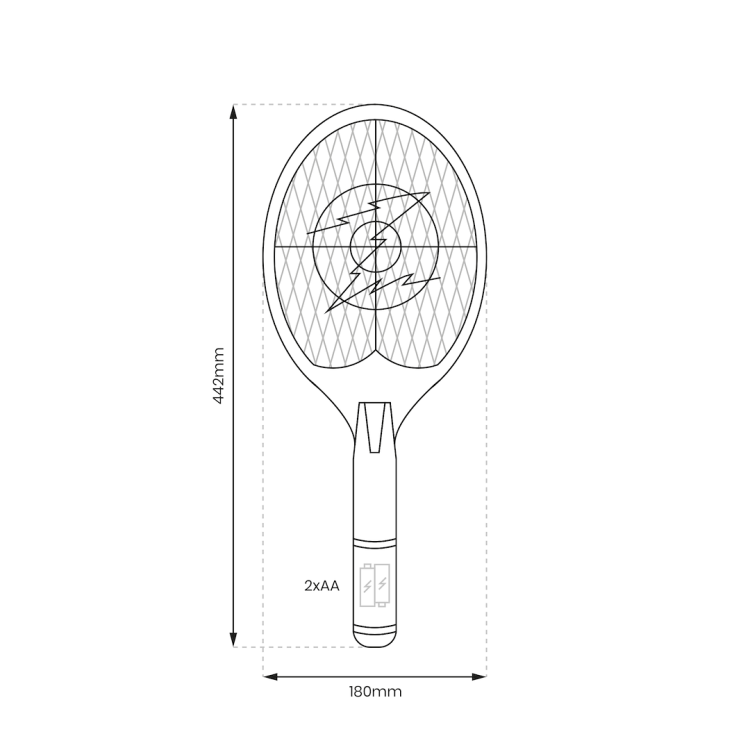 Rakieta owadobójcza na baterie 2xAA EK7039 Eko-Light