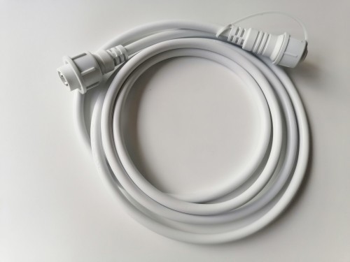 Kabel zasilający/przedłużacz BIAŁY do GIRILANDY 2m EKO7558 Eko-Light
