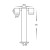 Słupek Ogrodowy Ketto 2xGU10 IP44 EKO8340 Eko-Light Lampa ogrodowa