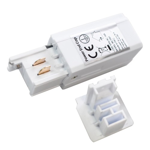 Zasilanie Prowadnicy Track Light Biały 3-obwodowy ML7081 Eko-Light na Szynoprzewód 3F do szynoprzewodu