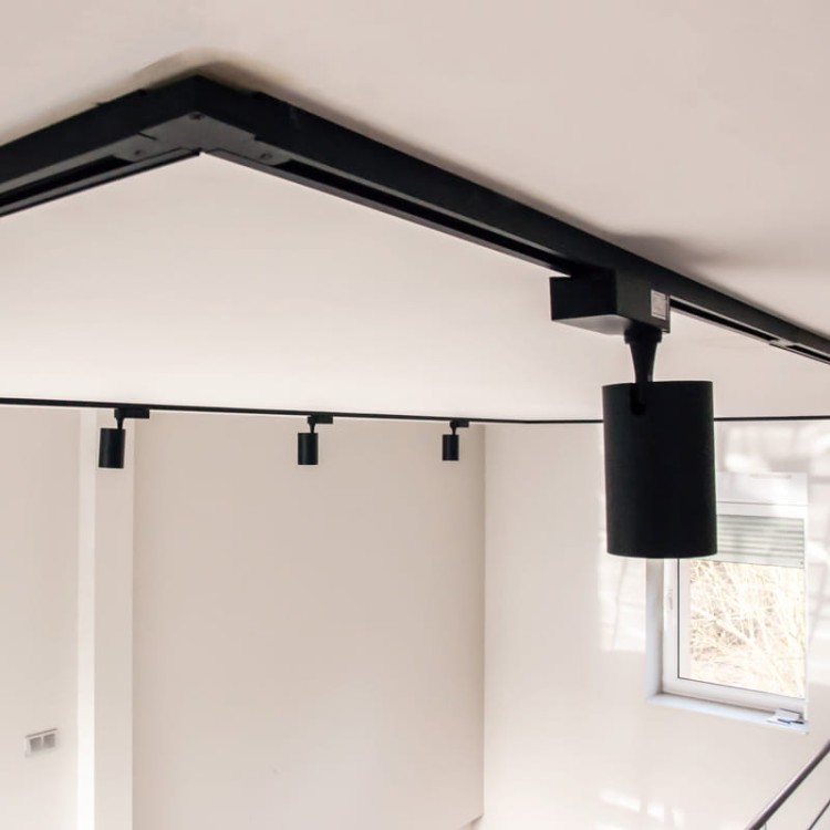 Lampa szynowa Reflektor szynowy COB 20W LED DPM 4000K Loft nowoczesna sufitowa ścienna oświetlenie szynowe 230V neutralna biała neutralny czarna