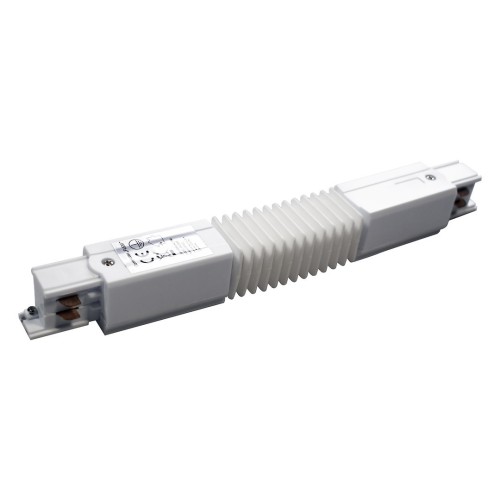 Łącznik Lampy Track Light Biały 3-obwodowy Typ: Flexi ML7099 Eko-Light na Szynoprzewód 3F do szynoprzewodu