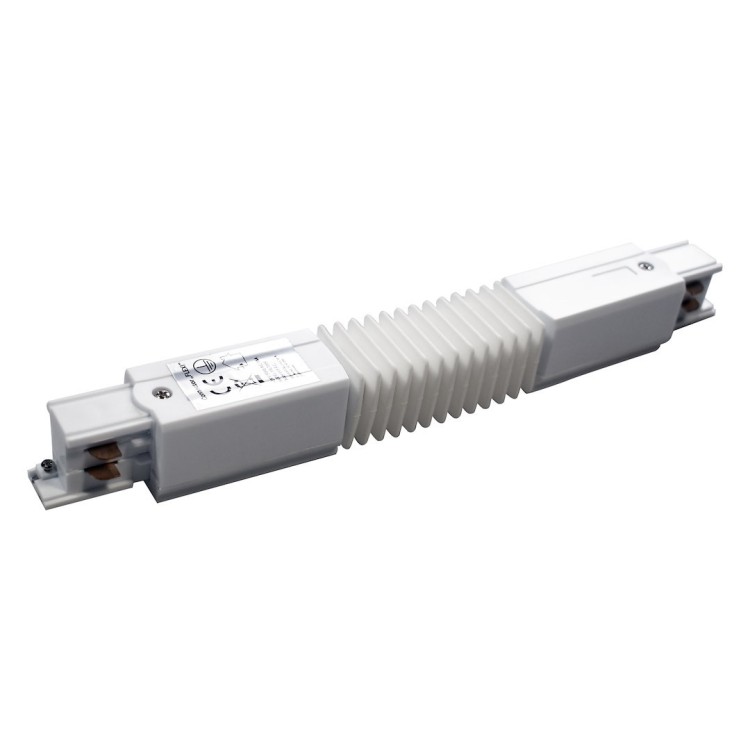 Łącznik Lampy Track Light Biały 3-obwodowy Typ: Flexi ML7099 Eko-Light na Szynoprzewód 3F do szynoprzewodu