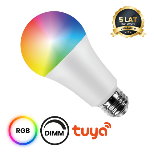 Żarówka LED Wi-FI A70 11W E27 Smart Tuya RGB+CCT+DIM EKSM6666 Eko-Light