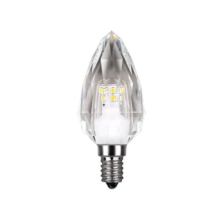 Żarówka LED 4W E14 C37 4000K Kryształ EKZA7697 Eko-Light