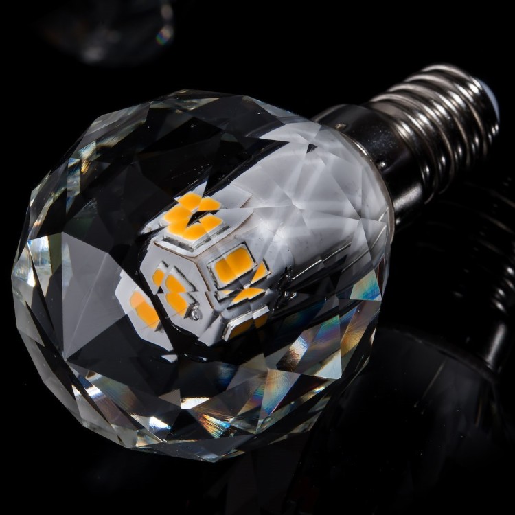 Żarówka LED 3W E14 G40 4000K Kryształ EKZA7698 Eko-Light