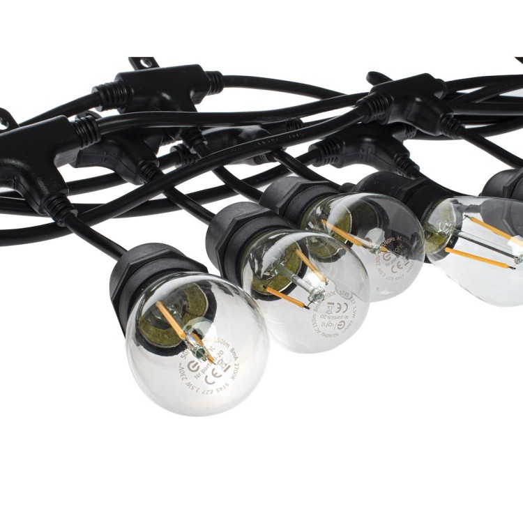 GIRLANDA 10 METRÓW Z ŻARÓWKĄ FILAMENTOWĄ 10x1,5W EKO6925 Eko-Light