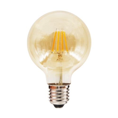 Żarówka Dekoracyjna LED 4W G80 E27 Amber Barwa: Ciepła EKZF7807 Eko-Light