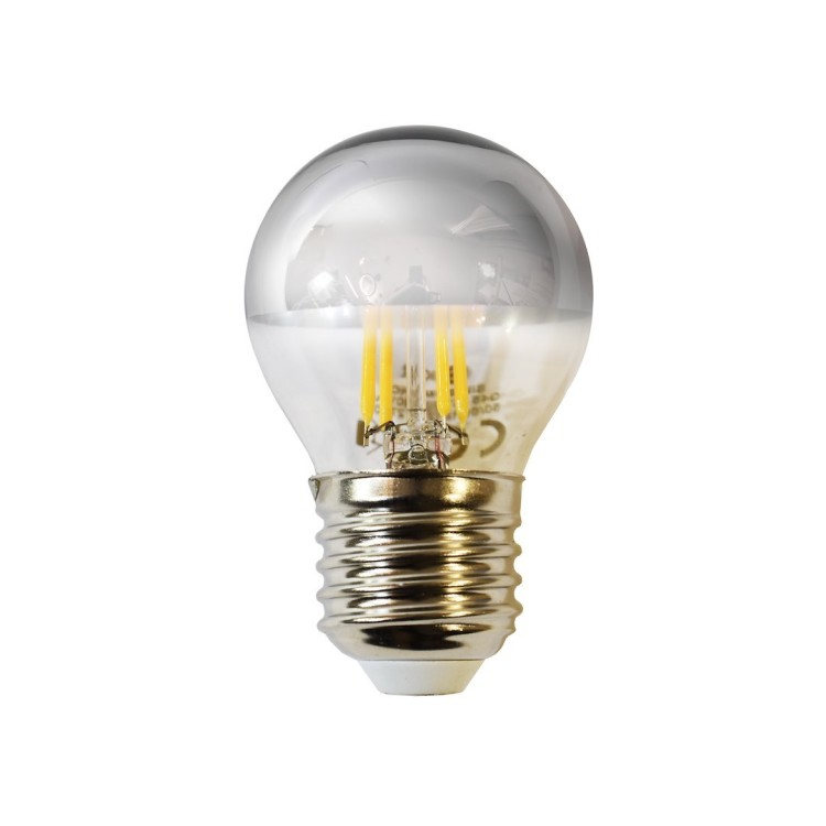 Żarówka Filamentowa LED 4W G45 E27 SILVER EKZF8010 Eko-Light