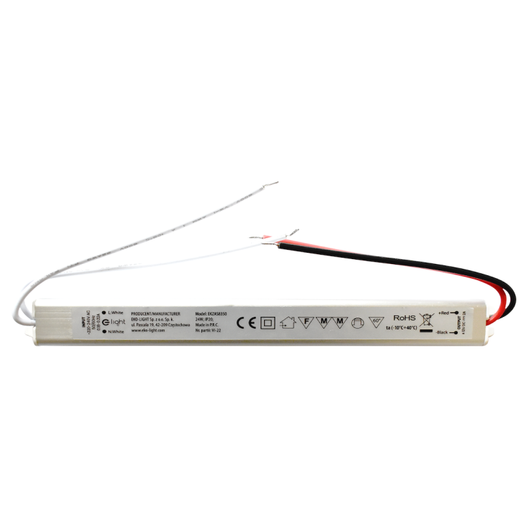 Zasilacz Led Slim 24W IP20 EKZAS8350 Eko-Light