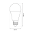 Żarówka LED 9W E27 A60 4000K Ściemnialna 100%/50%/25%. EKZA8001 Eko-Light