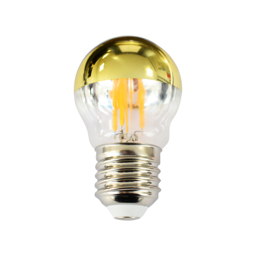 Żarówka Filamentowa LED 4W G45 E27 2700K Half Gold EKZF8011 Eko-Light