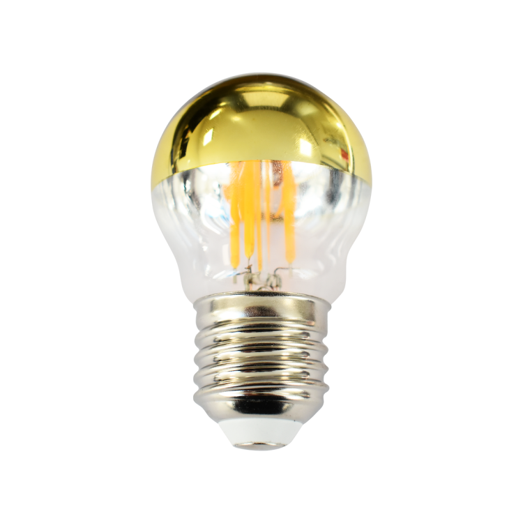 Żarówka Filamentowa LED 4W G45 E27 2700K Half Gold EKZF8011 Eko-Light