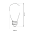 Żarówka Filamentowa LED 6W ST64 E27 2700K Amber EKZF8017 Eko-Light