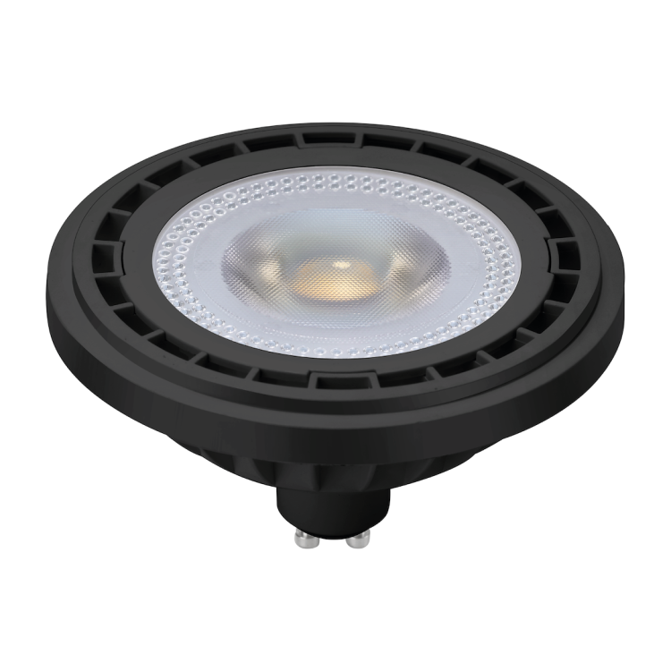 Żarówka LED 10W AR111 GU10 3000K/ Czarny AR8040 Eko-Light