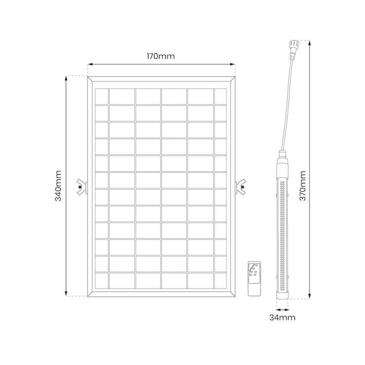 Świetlówka Solarna Jimmy 580lm 6000K EKO9090 Eko-Light oprawa