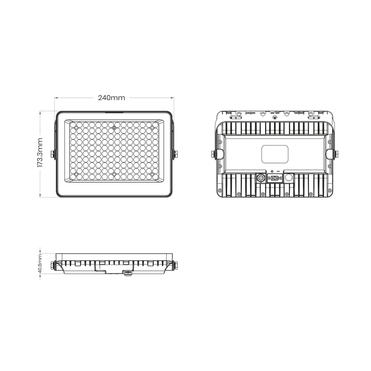 Naświetlacz Solarny Fokus 100W 1300lm 6000K EKO9092 Eko-Light