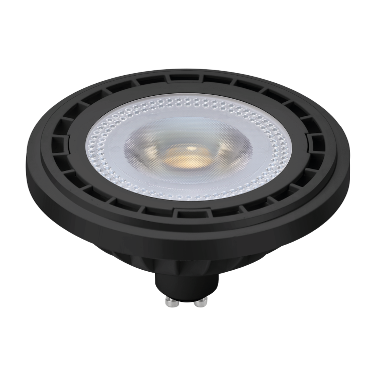 ŻARÓWKA AR111 - 12W GU10 3000K / Czarny AR8044 Eko-Light