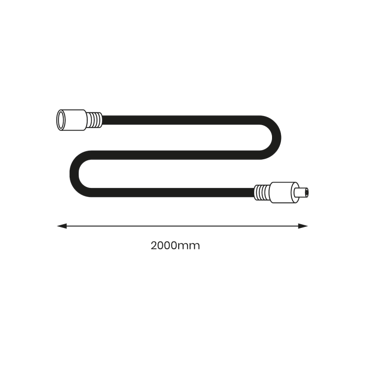 Kabel przedłużający do Fokus 60W - 2m EKO9765 Eko-Light