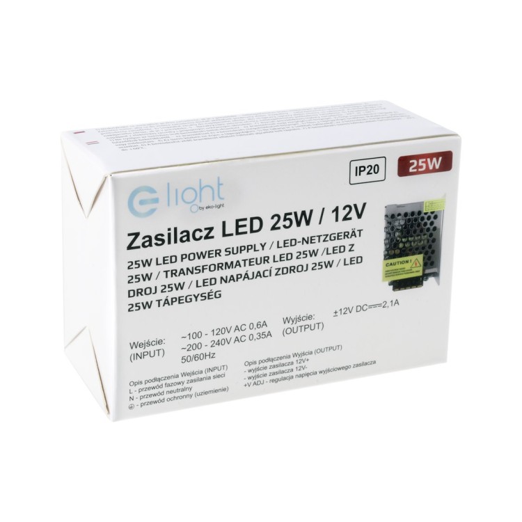 Zasilacz LED 25W EKZAS9701 Eko-Light