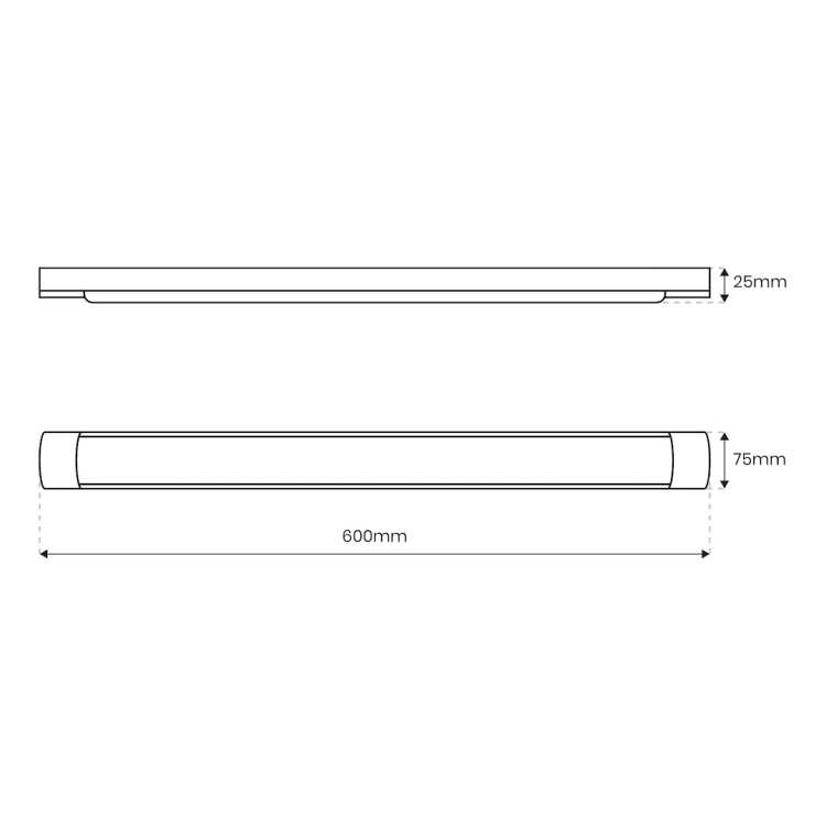 Listwa LED Batten 18W 60cm 4000K EK9838 Eko-Light