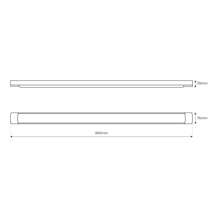 Listwa LED Batten 27W 90cm 4000K EK9839 Eko-Light