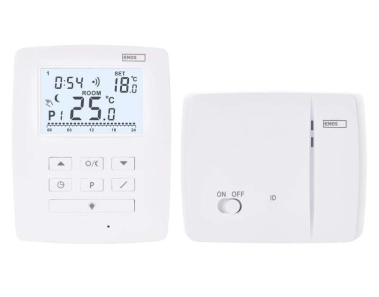 Termostat pokojowy bezprzewodowy z komunikacją OpenTherm P5611OT Emos regulator temperatury sterownik OT