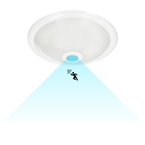 Plafon Mario 2xE27 PIR IK08 EKP9911 Eko-Light
