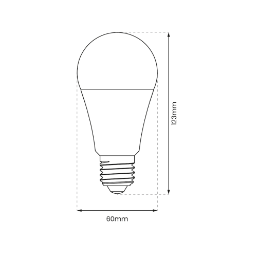 Żarówka LED 15W E27 A60 6000K EKZA0209 Eko-Light