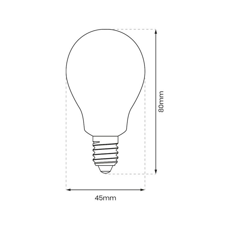 Żarówka LED 5W E14 G45 3000K EKZA0210 Eko-Light